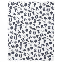 モダンクリスマスのシームレスパターン