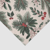 モダンクリスマスのホリー離れベリー 薄葉紙 (詳細)