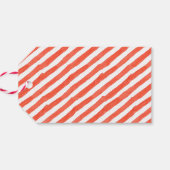 モダンクリスマスのミニマリストラベル ギフトタグ (裏面横)