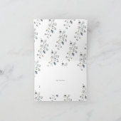 モダンクリスマスのロゴビジネス折り シーズンカード (内部)