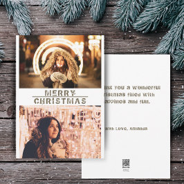 モダンクリスマスの写真集 シーズンカード