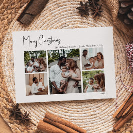 モダンクリスマスの台本5枚 シーズンカード