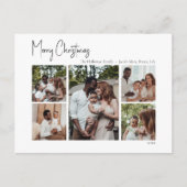 モダンクリスマスの台本5枚 シーズンポストカード (正面)