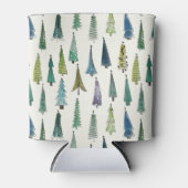 モダンクリスマスの木のパ図解入りの、写真付きのターン 缶クーラー (正面)