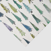 モダンクリスマスの木のパ図解入りの、写真付きのターン 薄葉紙 (詳細)