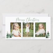 モダンクリスマスの木の休日3写真 (正面)