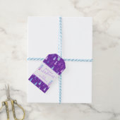 モダンクリスマスの木メリークリスマス ギフトタグ (より糸付き)