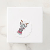 モダンクリスマスの水絵を描色 フェイバータグ (インサイチュ)