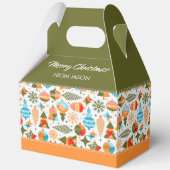 モダンクリスマスの親愛なる箱 フェイバーボックス (正面)