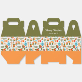 モダンクリスマスの親愛なる箱 フェイバーボックス