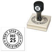 モダンクリスマスまで開かない ラバースタンプ (押印)