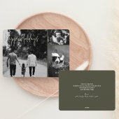 モダンクリスマスカード | オリーブトレンディーコラージュ シーズンカード