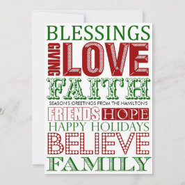 モダンクリスマスカード シーズンカード