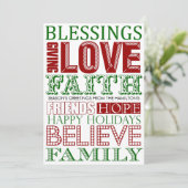 モダンクリスマスカード シーズンカード (スタンド正面)