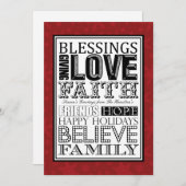 モダンクリスマスカード シーズンカード (正面/裏面)