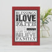 モダンクリスマスカード シーズンカード (スタンド正面)