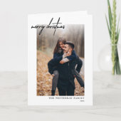 モダンクリスマスカード シーズンカード (正面)