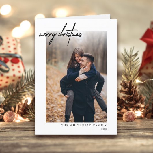 モダンクリスマスカード シーズンカード