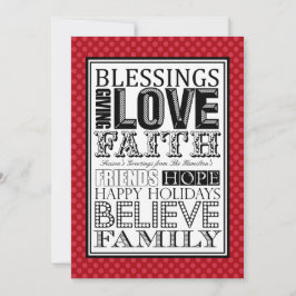 モダンクリスマスカード シーズンカード