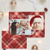 モダンクリスマスカード | プラッ伝統的ド – 写真 シーズンカード