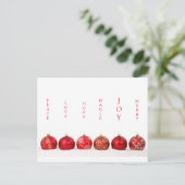 モダンクリスマスカード ポストカード (スタンド正面)