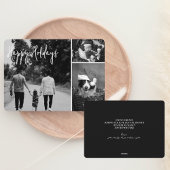 モダンクリスマスカード | B+Wトレンディーコラージュ シーズンカード