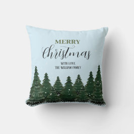 モダンクリスマスグリーン |メリークリスマス クッション