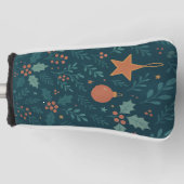 モダンクリスマスゴルフヘッドカバー – トレンディー休日 ゴルフヘッドカバー (正面)