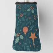 モダンクリスマスゴルフヘッドカバー – トレンディー休日 ゴルフヘッドカバー (回転90)