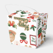 モダンクリスマスサンタとジンジャーブレッド フェイバーボックス (裏面サイド)