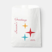 モダンクリスマススターズ中世紀の休日モダン フェイバーバッグ (正面)