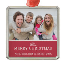 モダンクリスマススパイグベリー写真赤