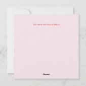 モダンクリスマスタイポグラフィデザイン シーズンカード (裏面)