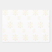 モダンクリスマスツリーと可愛い弓パターン ラッピングペーパーシート (正面3)