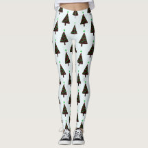 モダンクリスマスツリーのシームレスパターン