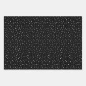 モダンクリスマスツリーのホリデーラッピング紙 ラッピングペーパーシート (正面2)