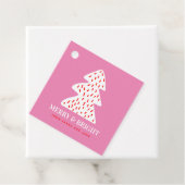 モダンクリスマスツリーギフトラベル フェイバータグ (インサイチュ)