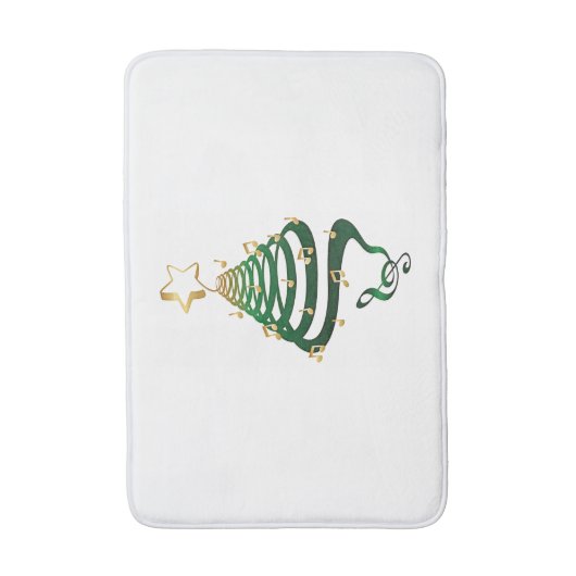 *モダンクリスマスツリーバスマット*マッチングアクセサリー バスマット (正面縦)