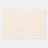 モダンクリスマスツリーパターン ラッピングペーパーシート (正面3)