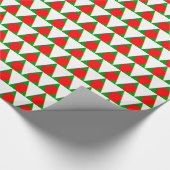 モダンクリスマスツリーパターン ラッピングペーパー (角)