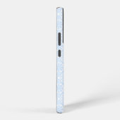 モダンクリスマスツリーパーソナライズされた青 SAMSUNG GALAXYケース (右側面)