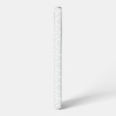 モダンクリスマスツリー白パーソナライズされた緑 SAMSUNG GALAXYケース (左側面)