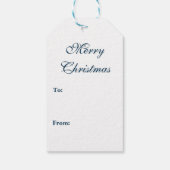 モダンクリスマスツリー ギフトタグ (裏面)