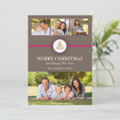 モダンクリスマスツリー シーズンカード (スタンド正面)