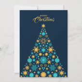 モダンクリスマスツリー シーズンカード (正面)