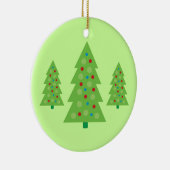 モダンクリスマスツリー セラミックオーナメント (右)