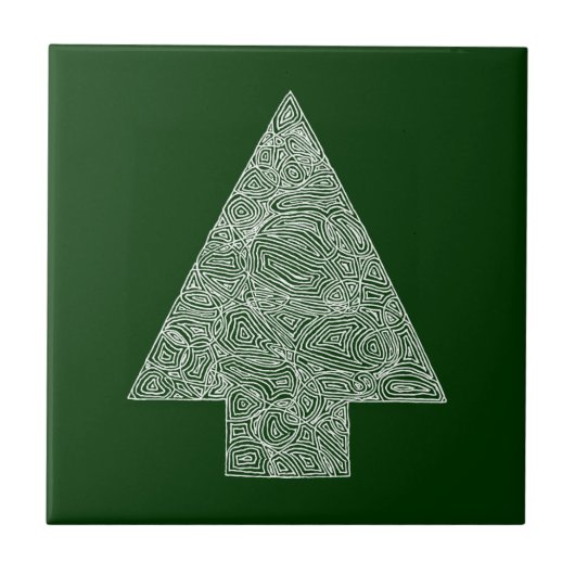 モダンクリスマスツリー タイル (正面)