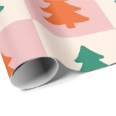 モダンクリスマスツリー ラッピングペーパー (ロールコーナー)