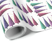 モダンクリスマスツリー – ラッピング紙 ラッピングペーパー (ロールコーナー)