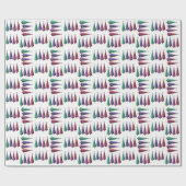 モダンクリスマスツリー – ラッピング紙 ラッピングペーパー (フラット)